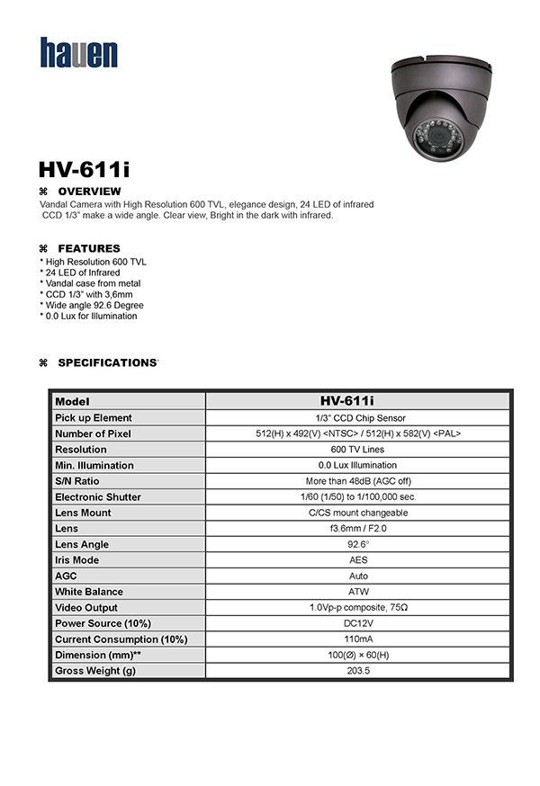 HV-611i Vandal
